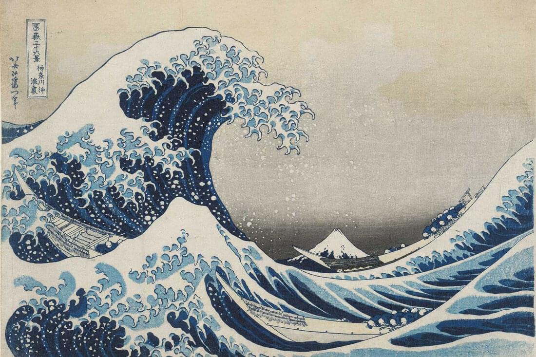 “Under the Wave off Kanagawa” (The Great Wave) by Katsushika Hokusai